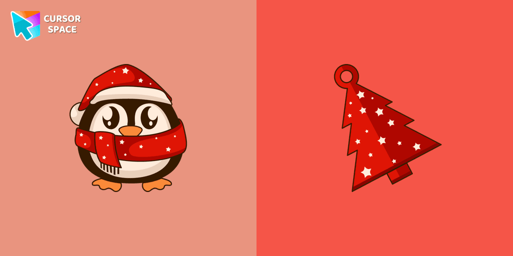 Christmas Penguin cursor cursor pack